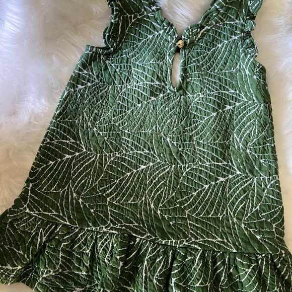 NWOT Size 18-24Month Janie&Jack LEAF RUFFLE TRIM DRESS - Picture 4 of 7